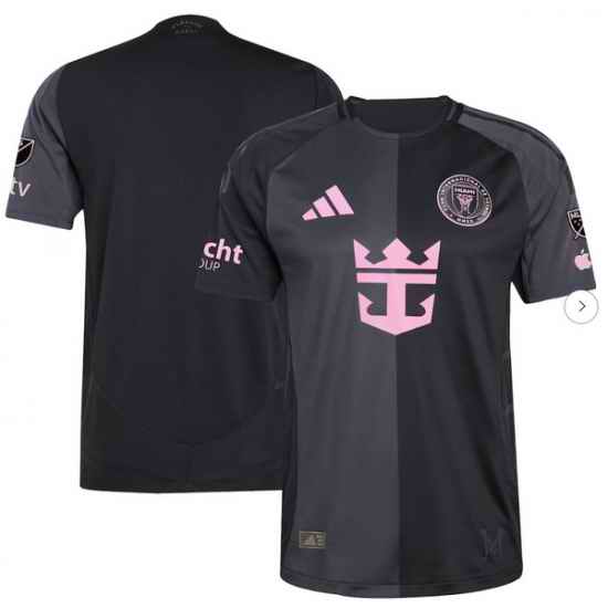 Men's Inter Miami CF adidas Black 2025 The Fortitude Kit Authentic Jersey